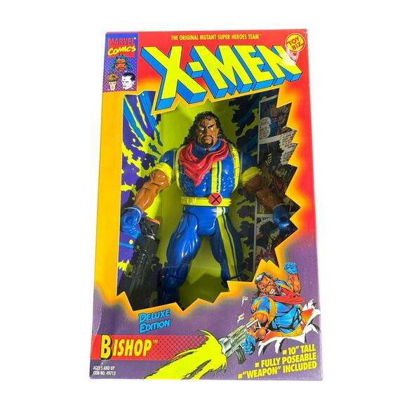 Vintage X-Men Bishop Deluxe Edition 10" Action Figure - Toy Biz 1994 New in Box - Picture 1 of 10